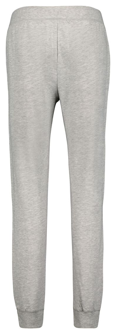 dames lounge sweatbroek katoen grijsmelange