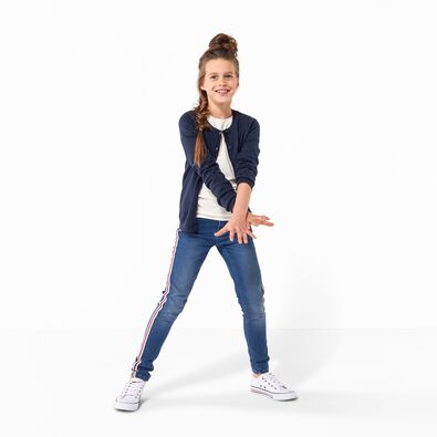 kindervest donkerblauw