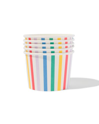 bakjes karton strepen 450ml - 5 stuks