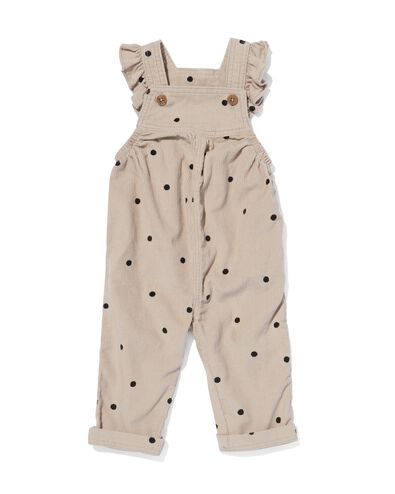 baby tuinbroek corduroy lichtgrijs