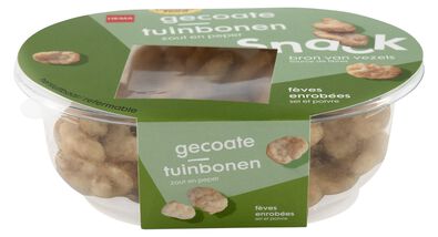 gecoate tuinbonen snack 80g