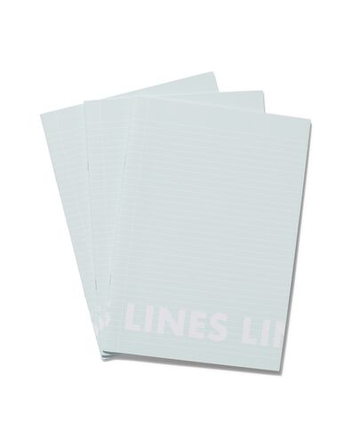schriften mint A4 gelinieerd - 3 stuks