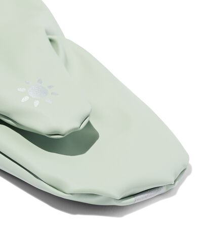 regenwanten voor baby's/kids mint mintgroen