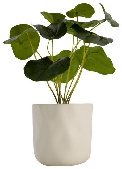 bloempot &Oslash;11.5x11.5 keramiek wit