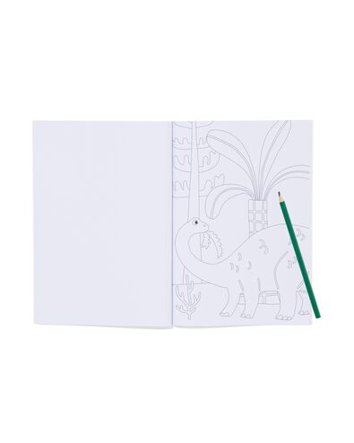 kleurboek dino 2+