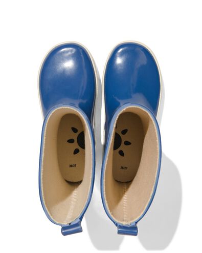 kinder regenlaarzen rubber blauw