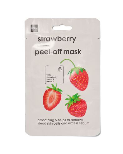 aardbei peel-off masker
