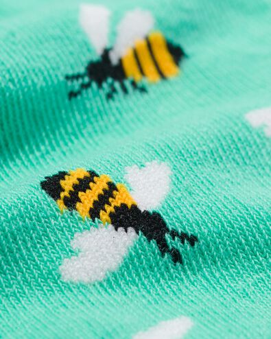 sokken met katoen just bee yourself groen