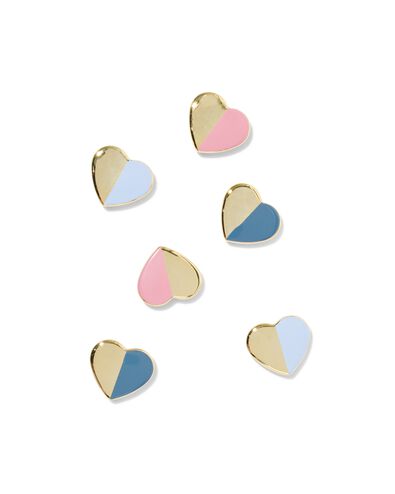 magneten hartjes 3cm - 6 stuks
