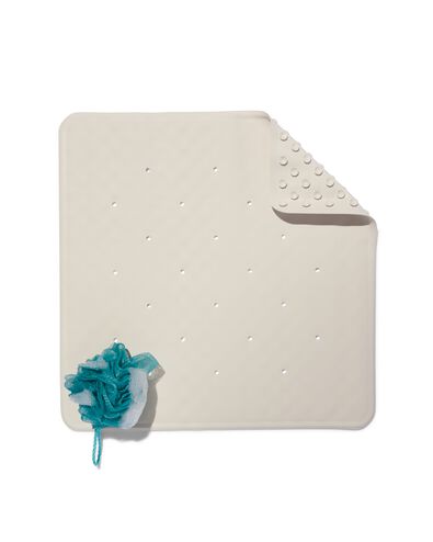 badmat 53x53 rubber anti-slip wit