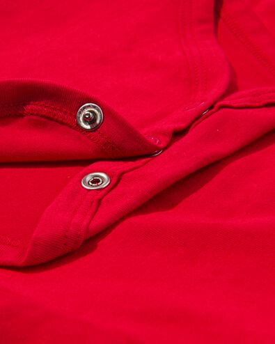 siepie kerst romper met stretch rood