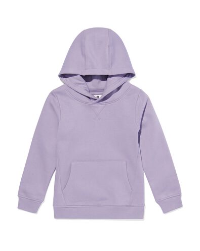 kindersweater met capuchon paars