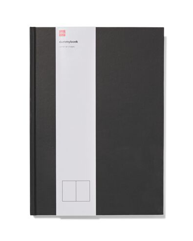 dummyboek A4 zwart