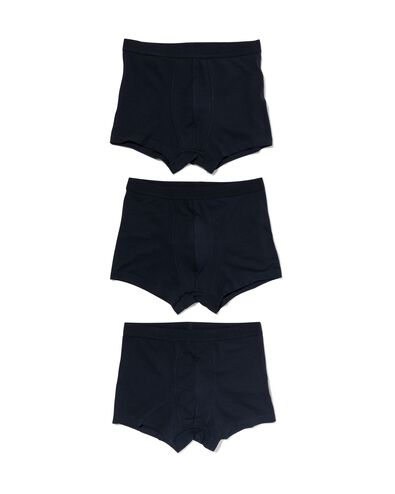 herenboxers - 3 stuks blauw