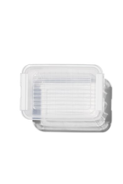 opbergdoos met deksel 1.2L Dublin transparant 18x12x10