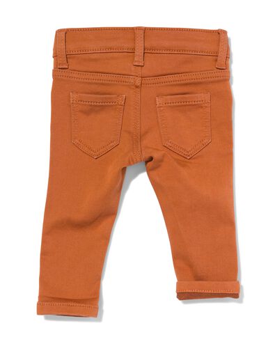 kinder broek jogdenim  bruin