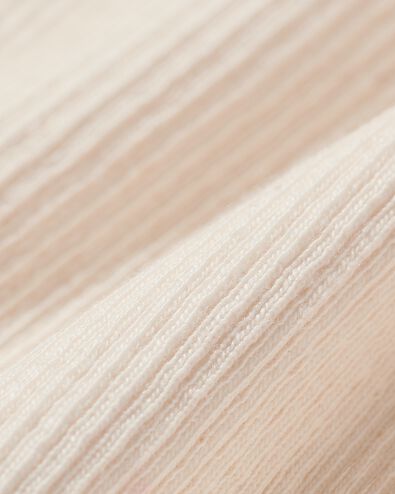 meegroei overslagromper rib stretch ecru