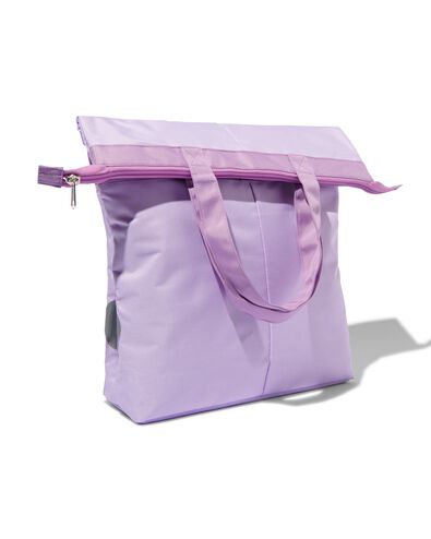 enkele fietstas 20L rPET lila 51x34x12