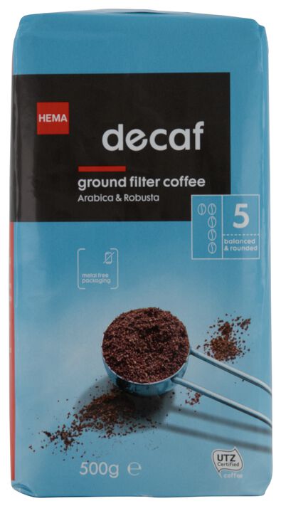 filterkoffie decaf - 500 gram