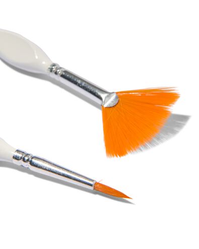 schilderpenselen met diverse punt - 5 stuks