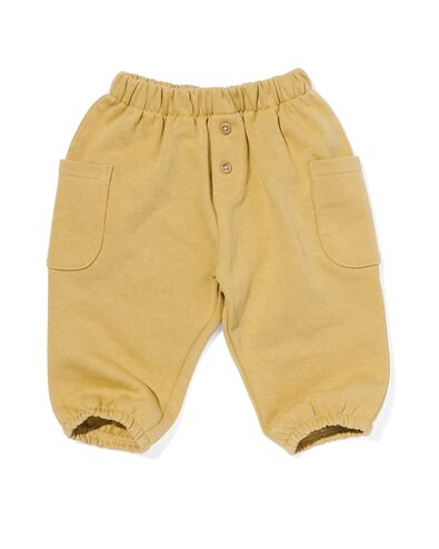 baby sweatbroek  okergeel