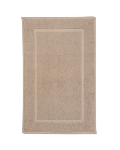badmat 50x85 zware kwaliteit taupe