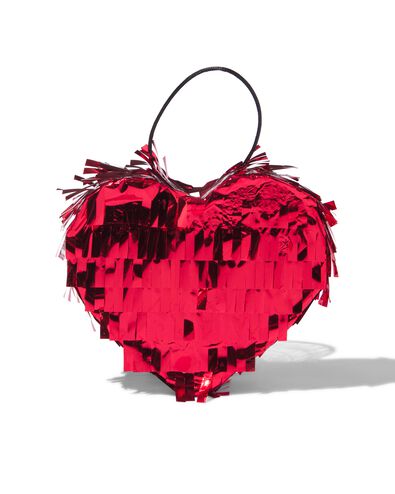 mini pi&ntilde;ata rood hart 11.5x13.5x4