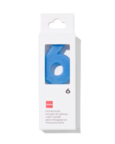 taartkaarsje cijfer 6