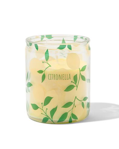 citronella geurkaars in glas met &Oslash;6.5x8