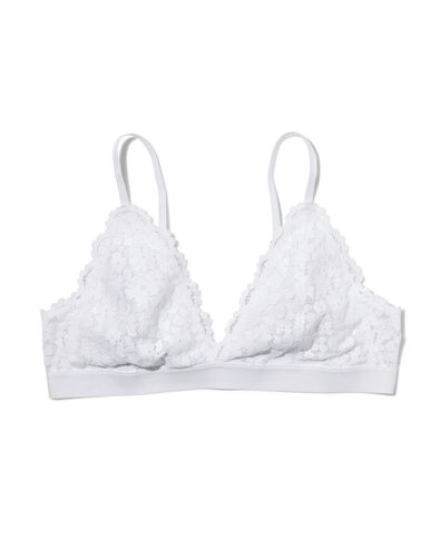 bralette met kant wit