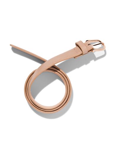 dames riem met dierenprint 2.3cm beige