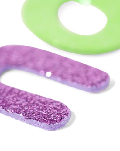 foamstickers alfabet glitter - 258 stuks