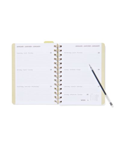agenda met spiraal 2024 bladeren 18.3x14