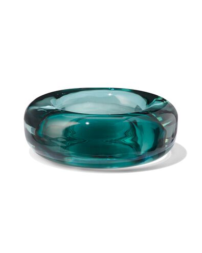 sfeerlichthouder donut &Oslash;9x3 groen glas