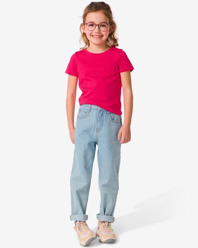 kinderjeans momfit lichtblauw
