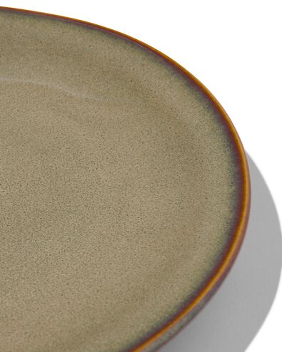 ontbijtbord &Oslash;23cm Porto reactief glazuur taupe