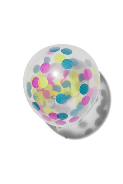 confetti ballonnen 30cm - 6 stuks