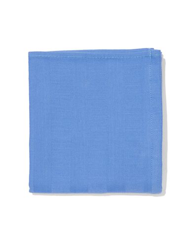theedoek 65x65 katoen blauw