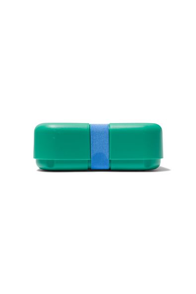 lunchbox met elastiek groen
