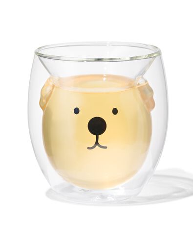 dubbelwandig glas hond