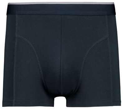 korte heren boxers zacht katoen - 2 stuks donkerblauw