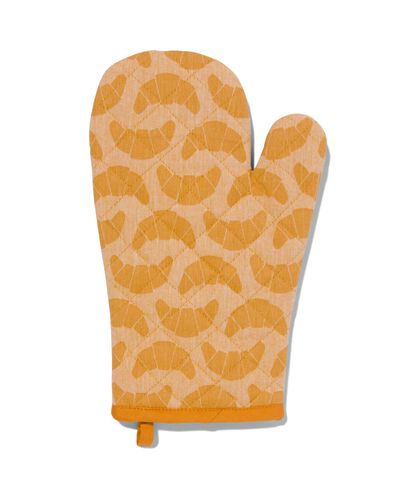 ovenwant - katoen - okergeel croissant