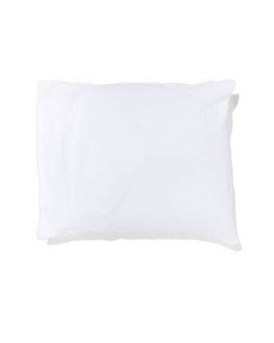 molton kussensloop met stretch wit