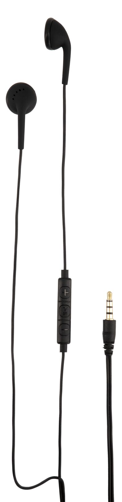 oortelefoon half in-ear comfort zwart