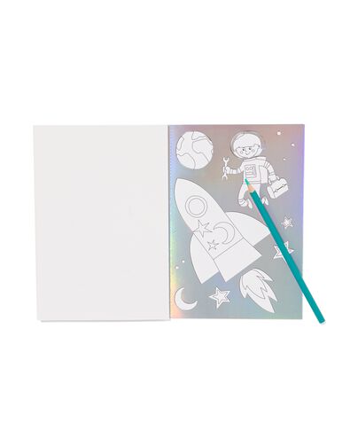 holografisch kleurboek ruimte 3+
