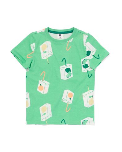 kinder t-shirt drinken groen
