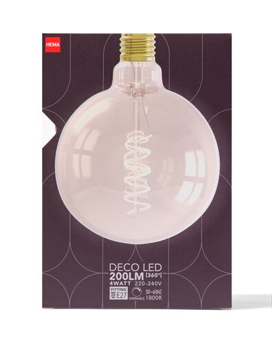 led globe goud E27 4W 200lm g125