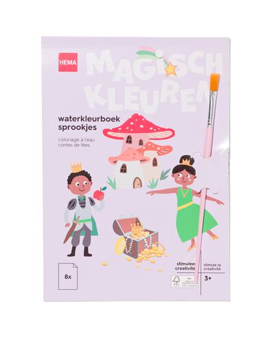 waterkleurboek sprookjes 3+