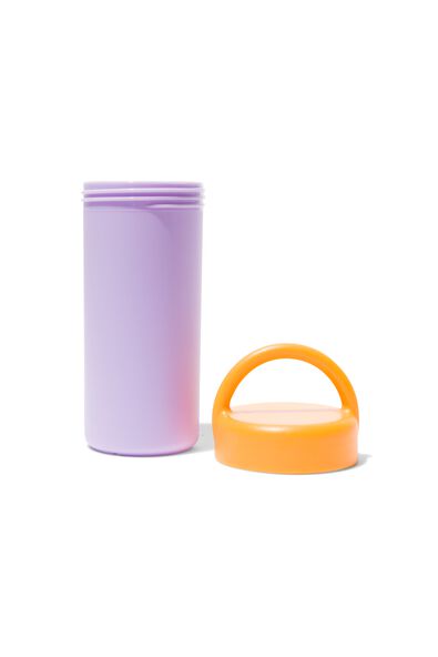 drinkbeker met deksel lila 300ml