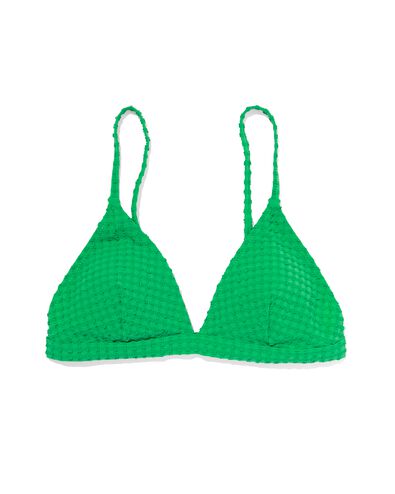 dames triangel bikinitop groen